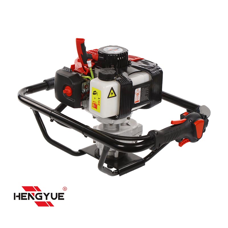 52cc 2 Stroke Engine Powered hand push Earth Auger with 4 inch 6 inch 8