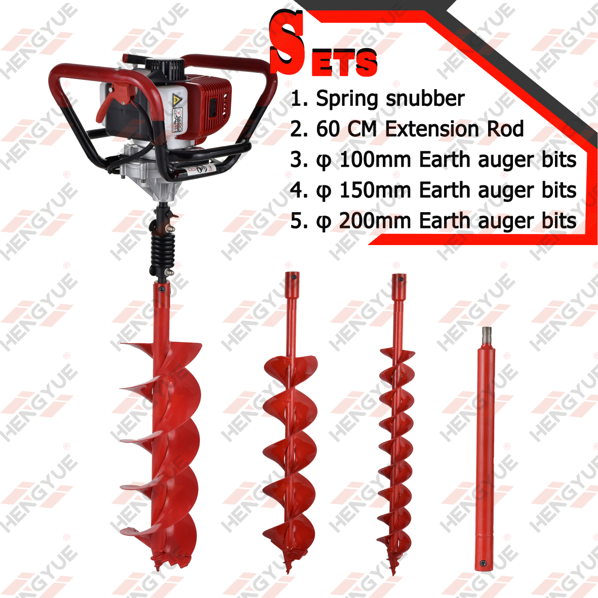 Powered by HONDA GX35 Earth Auger 