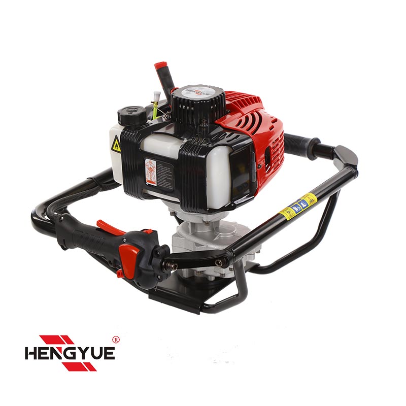 52cc 2 Stroke Engine Powered hand push Earth Auger with 4 inch 6 inch 8