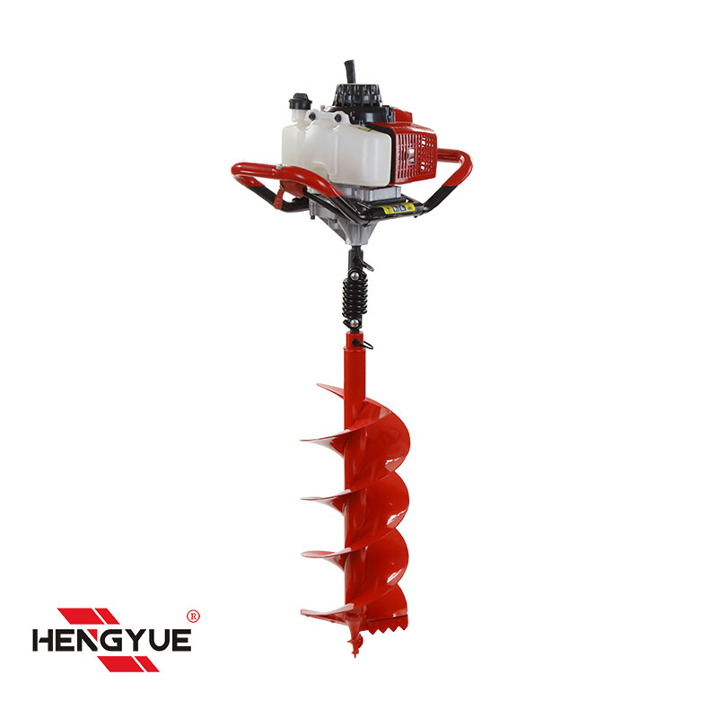 68CC 1 Man operate heavy duty hand push earth auger Buy gas powered