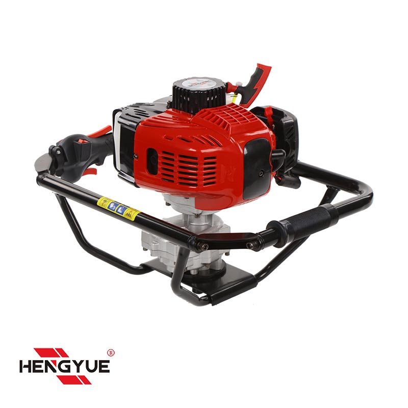 52cc 2 Stroke Engine Powered hand push Earth Auger with 4 inch 6 inch 8