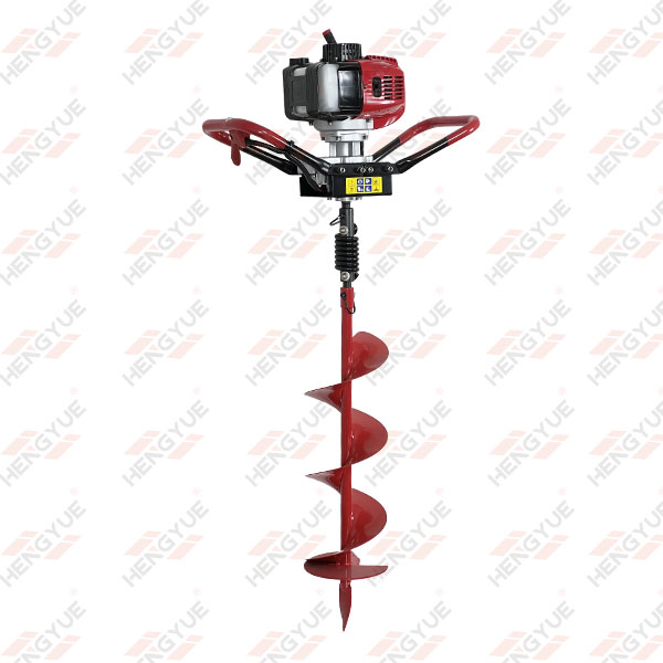 58cc 2 Stroke Engine Powered Earth Auger with diameter 100mm 200mm 250mm earth auger bits 